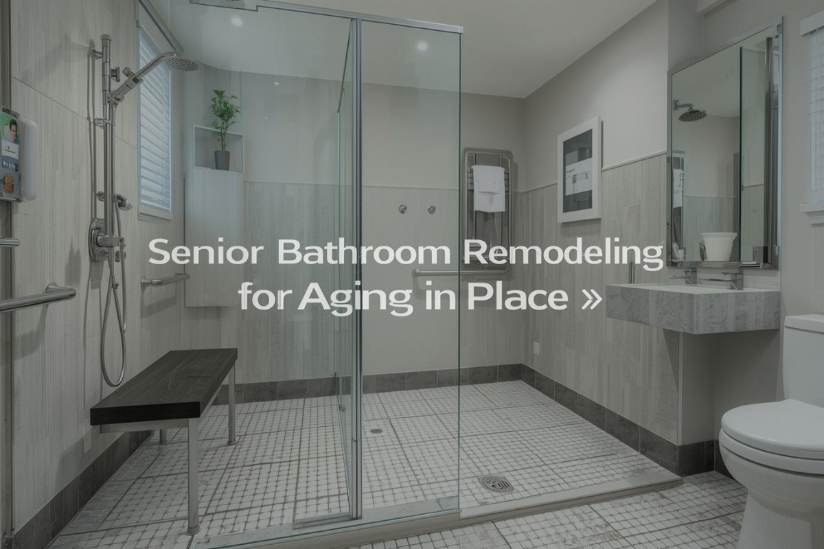Senior Bathroom Remodeling For Aging In Place