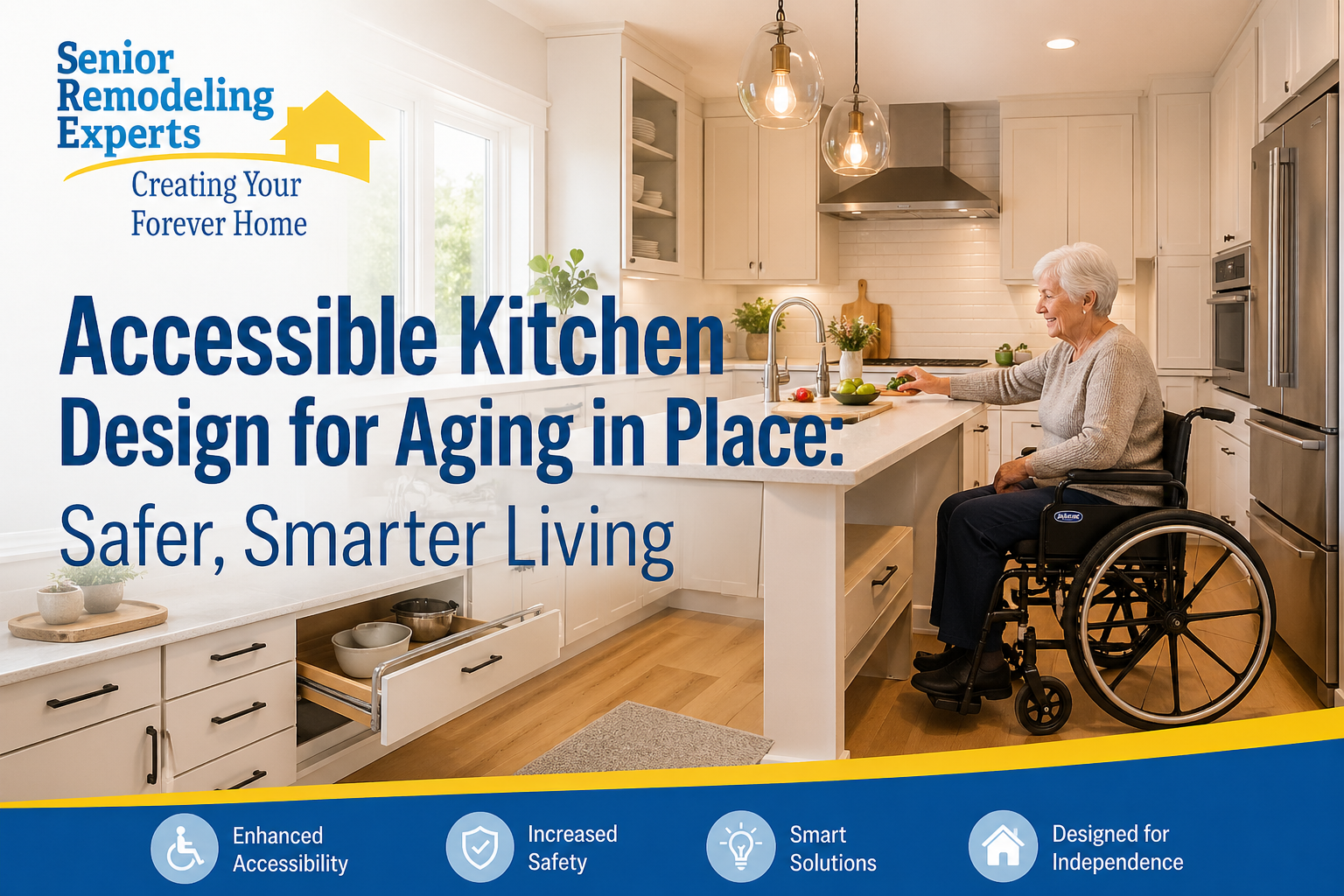 Accessible Kitchen Design for Aging in Place - Senior Remodeling Experts